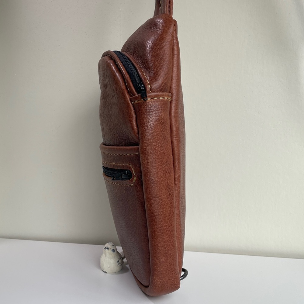 Genuine Leather Sling Bag - Picture 6 of 16